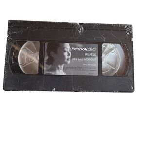 Reebok Pilates Exercise Mini Ball 50 Minute Workout VHS Sealed Vintage C2003